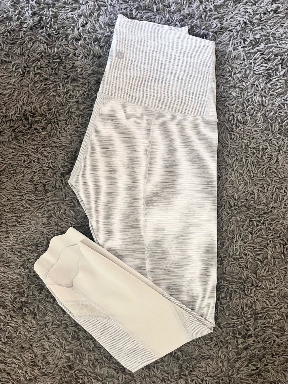 Lululemon Wunder Under Crop II   Special edition mesh scalloped legging 6